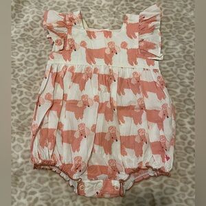 Pink Chicken poodle bubble